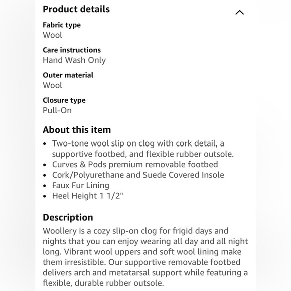 Taos Woolley Gray Clog. Gray Women's Slip-On Woolen Clog. - Picture 2 of 11